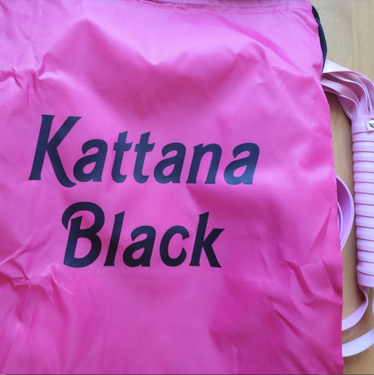 Kattana Black Collection - Storage Bag with Beginners Bondage Kit