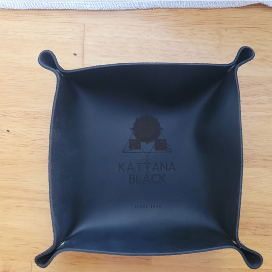 Kattana Black Collection - Leather Tray Organizer
