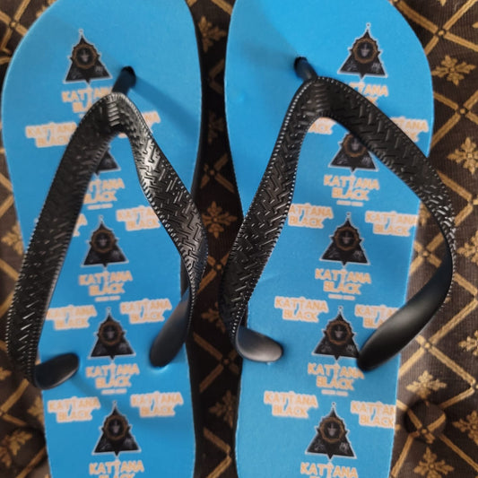 Kattana Black Collection - Hawaiian slippers