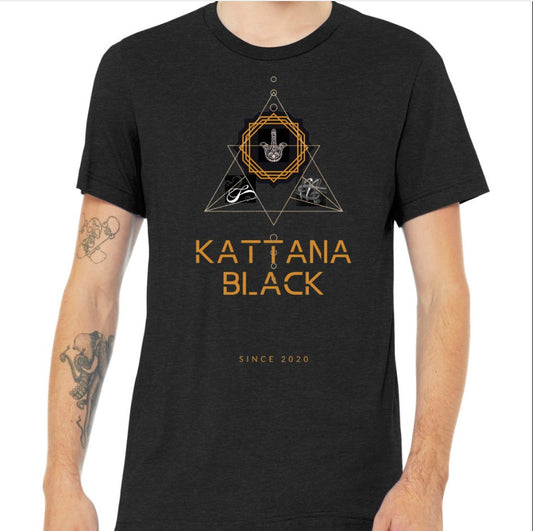 Kattana Black Collection - Black T Shirt